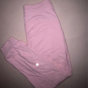 Lululemon Strawberry Milkshake dance studio mid rise lined joggers